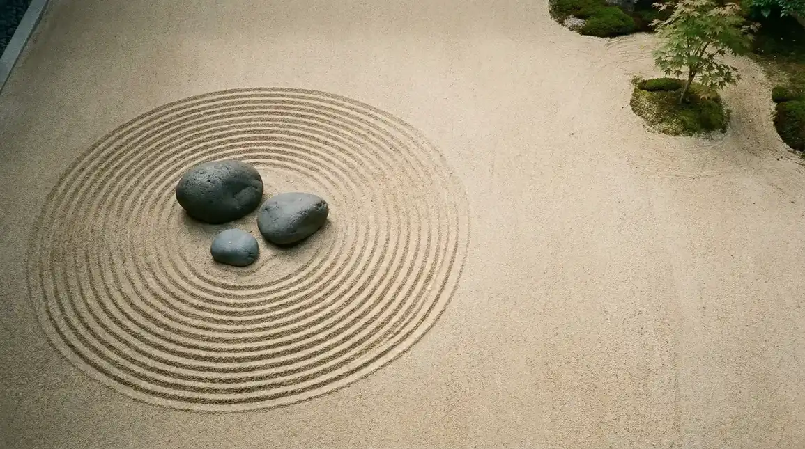 全民彩票 书斋枯山水沙盘全景